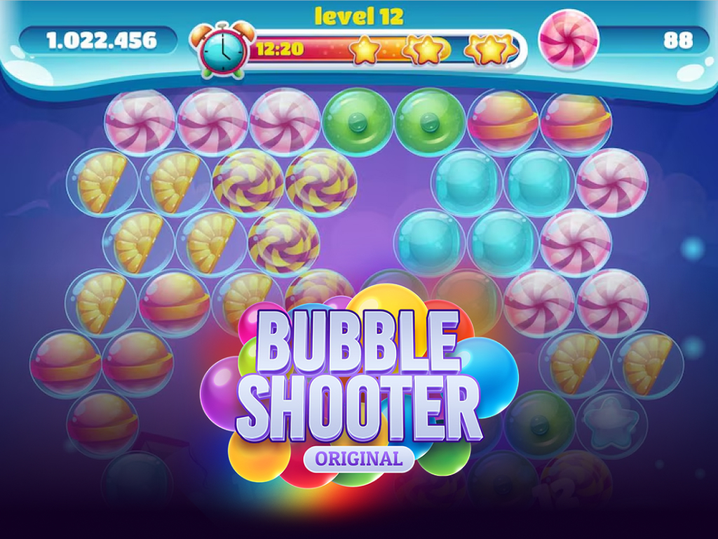 Bubble Shooter - Classic Puzzle Fun!